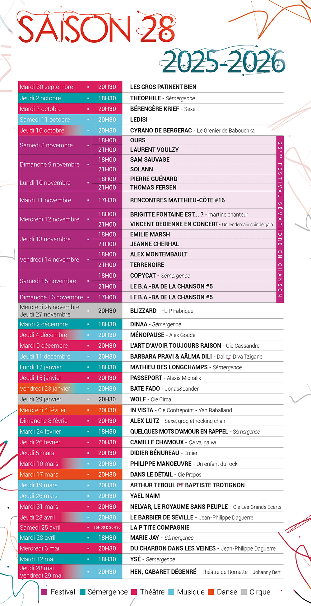 Programmation 20252026 bd